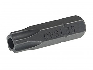 Бита TORX TS40Hх25мм 1/4" 5-ти гранная с отверстием JTC JTC1192540 JTC TOOLS