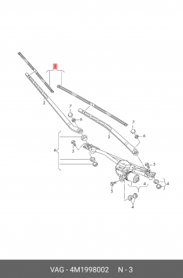 AUDI Q7 [4M] (2015>) PUSH BUTTON 16MM 4M1 998 002 VAG