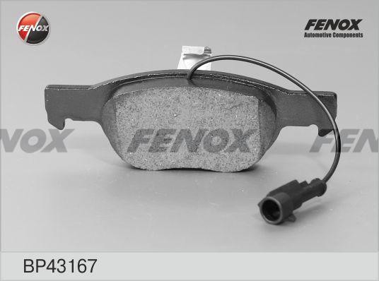 Колодки FORD TRANSIT 91-00 BP43167 BP43167 FENOX