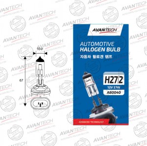 Лампа головного света Avantech H27/2 12V 27W (881 Series) AB0040 AVANTECH