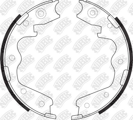 Колодки тормозные NISSAN Skyline задние (4шт.) NIBK FN0698 NIBK