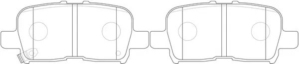 Колодки дисковые HONDA Odyssey usa 3.5L 02-04, Pilot usa 3.5L 03-08 BP28803 BP28803 SB NAGAMOCHI