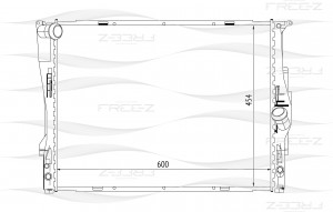Радиатор BMW 3(E90,E91,E92,E93) 04- KK0123 KK0123 FREE Z