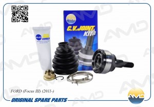 ШРУС наружный (T27/T24) без кольца ABS FORD Focus III, 2011- AMDSH143 AMD.SH143 AMD