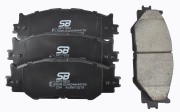 Колодки дисковые LEXUS IS 2.5 2013 - по LEXUS IS 2.5 2005 - 2013 LEXUS IS 2.5 20 BP21829 SB NAGAMOCHI