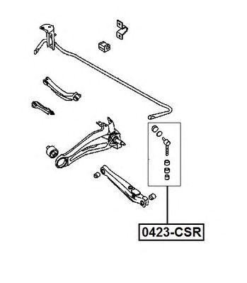 Стойка стабилизатора 0423CSR 0423-CSR ASVA