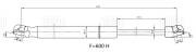 Упор газовый (амортизатор) Kia Sportage IV (15-) (крышки багажника) (GS 0849) GS0849 TRIALLI