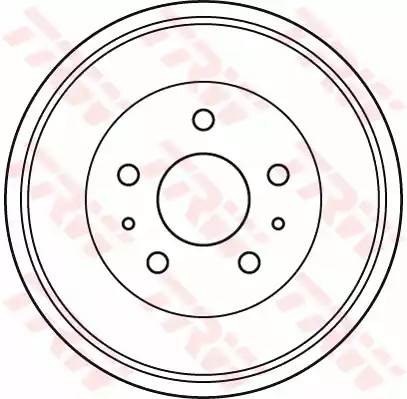 Барабан тормозной FORD FOCUS II DB4392 DB4392 TRW