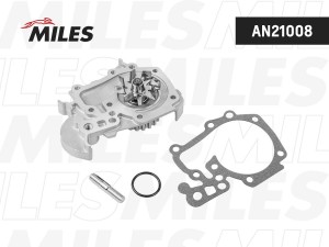 Насос водяной RENAULT LOGAN/CLIO/KANGOO/MEGANE 1.4/1.6 8v/1.6 16v 08.08- (DOLZ R AN21008 MILES