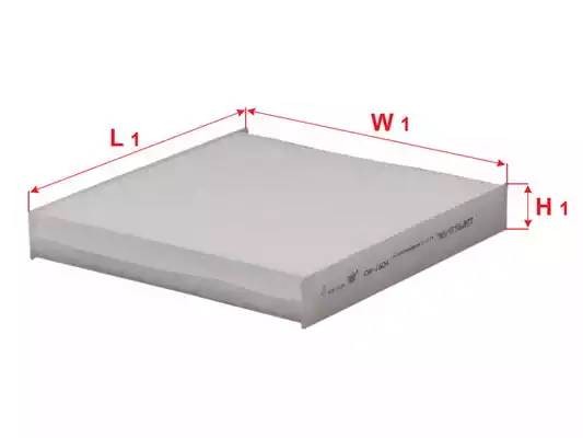 Фильтр салонный  HONDA CIVIC 1,5 1994 - 1997  HONDA CIVIC 1,5 1998 - 2001 CA1604 CA1604 SAKURA