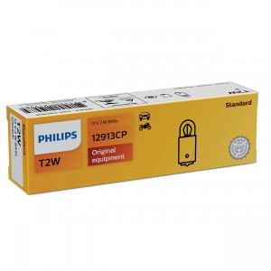 Лампа 12V 2W BA9s PHILIPS 12913CP PHILIPS