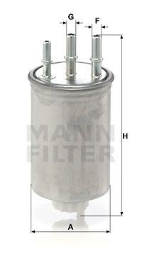 SSANG YONG KYRON /REXTON БЕЗ ДАТЧИКА WK8296 MANN FILTER