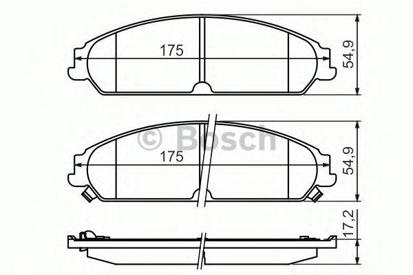 CHRYSLER 300C (2004>) 0 986 494 483 BOSCH