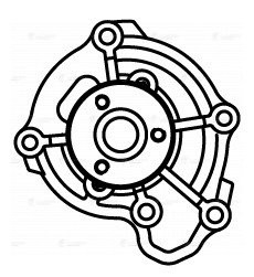 Насос водяной Nissan Micra (02-),Note (06-) 1.0i,1.2i,1.4i LWP 1496 LWP 1496 LUZAR