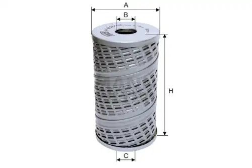 Фильтр масл ГУР КАМАЗ П1617 (RBL) MANN FILTER (метал. бачок, но без дна) (аналог H60110 MANN FILTER
