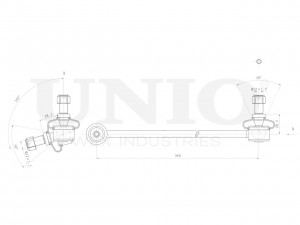 Стойка стабилизатора передняя левая SSP-50298 UNIO