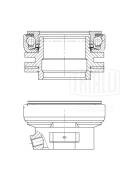 Муфта выкл. сцеп. КамАЗ Компас 12 (22-)/JAC N120 с двиг. Cummins ISF 3.8 (CT 071 CT0712 TRIALLI
