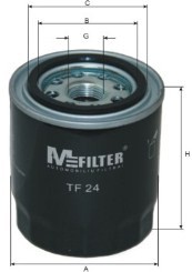 фильтр масляный! h65\ Karrier, Termoking, ISUSU, Mitsubishi, Hyndai, Mazda, KIA TF-24 MFILTER AUTOMOTIVE FILTERS