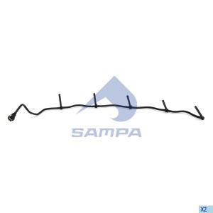 Трубка топливная (5 цил.) Scania 1507013 044174 SAMPA
