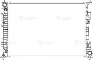 Радиатор охл. для а.м Hyundai Sonata (DN8) (19-) 2.0i,2.5i AT (LRc0870) LRC 0870 LUZAR