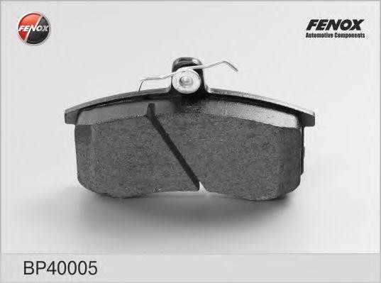 BP40005O7 колодки дисковые передние! Lada Samara 1.1-1.5i 88> BP40005O7 FENOX