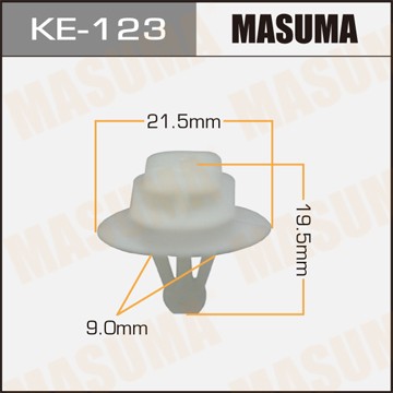 Пистон обивки универсальный MASUMA KE123 MASUMA