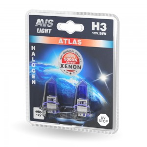 Лампа 24V H3 70W PK22s блистер (2шт.) AVS A78575S AVS