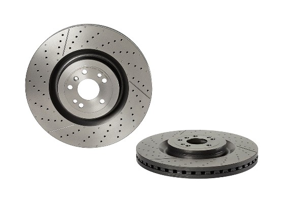 09.B805.11 диск тормозной передний! перфорация \ MB W166/C292 11-19 09.B805.11 BREMBO