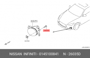 клипса крепежная! 4.8x16\ Nissan Qashqai/X-Trail 01451-00841 NISSAN