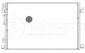 Радиатор кондиц. для а/м Opel Vectra C (02-) 1.6i/1.8i/2.2i/3.2i LRAC2144 LRAC2144 LUZAR