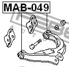 Сайлентблок задн верхн рычага MITSUBISHI GALANT E55A/E75A 1992-1996 MAB-049 MAB-049 FEBEST