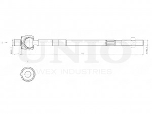 Тяга рулевая SSP-30075 UNIO
