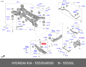 СТОЙКА СТАБИЛИЗАТОРА 55530S8000 55530S8000 HYUNDAI KIA