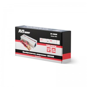 Преобразователь напряжения (инвертор) 12-220V 1500Вт AVS 43744 AVS