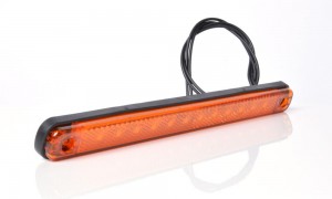 Фонарь габаритный Боковой W97.5 12 led - вариант "slim" с отражателем боковой по 824 WAS