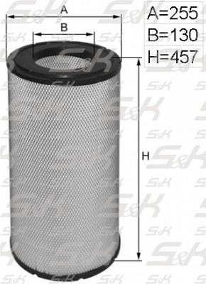 Фильтр воздушный DAF MAN MERCEDES SK SK585004601 S K GMBH