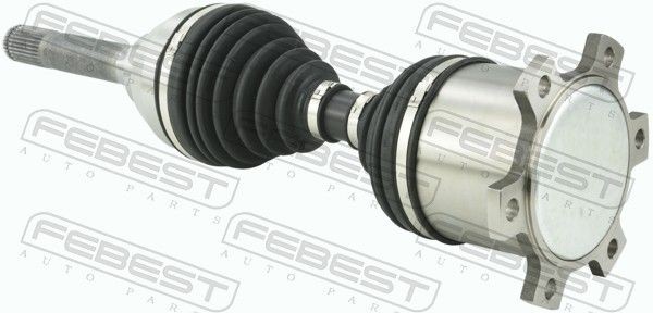 привод передний правый! в сборе\ SsangYong Musso 2.3/2.9D 95> 1414-KOR FEBEST