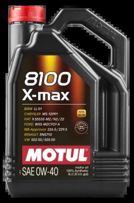Масло моторное MOTUL 8100 X-MAX LL-01синт.5л 0W40 104533 MOTUL