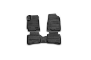 коврики в салон! 3D, 4 шт. полиуретан\ Hyundai Solaris (I, Iр),2010-2017, сед.,  NLC3D2059210 ELEMENT
