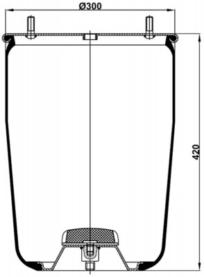 BPW ECO MAX (1996>) без стакана TYPE 36K T0070-4881V1 TOPCOVER