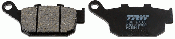 Колодки дисковые MCB841 MCB841 TRW LUCAS