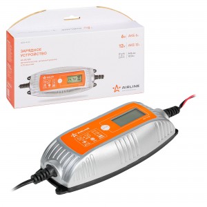 Зарядное устройство 4А 6В/12В, автоматическое, интеллектуальное, LCD дисп., элек ACH-A-01 AIRLINE