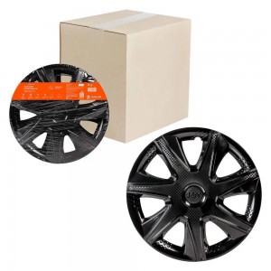 Колпаки колесные 16 Джой, черный глянец, карбон, компл. 2 шт. (AWCC-16-38) AWCC-16-38 AIRLINE