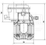 Суппорт торм. BMW 5 F10/F11/F07 (10-) зад. прав. d=44мм (а/м с EPB) (CF 052312) CF052312 TRIALLI