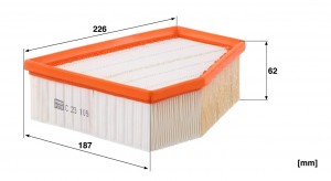Фильтр воздушный C23109 C 23 109 MANN FILTER