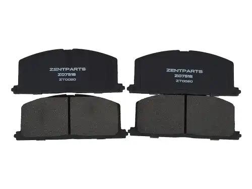 колодки дисковые передние! Toyota Camry 82-88/Carina 1.6-2.0D <98 Z07516 ZENTPARTS