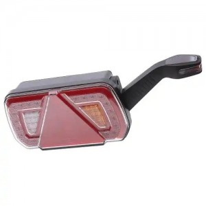 Фонарь задний универсальный светодиодный 12/24V с габаритным фонарем правый MEGA 37017012 MEGA POWER