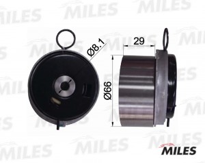 Ролик ремня ГРМ OPEL Z16XER/Z18XER (INA 531077910) AG02018 AG02018 MILES
