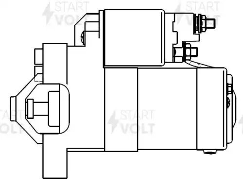 Стартер для а/м Citroen C5 (01-)/Peugeot 407 (04-) 1.8i/2.0i (Z=12) 1,2кВт (LSt  LSt 2000 START VOLT