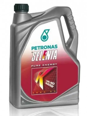Моторное масло PETRONAS SELENIA MOPAR К PURE ENERGY синт5W40, 5л4 , ACEA C3, API 14115019 PETRONAS